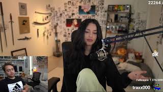 Mizkif reacts to Valkyrae's response to 39Daph's response to RFLCT DRAMA