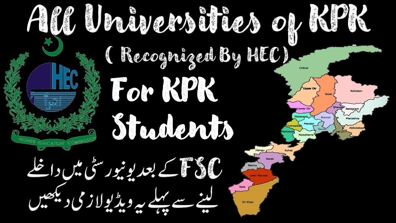 List of Universities of KPK