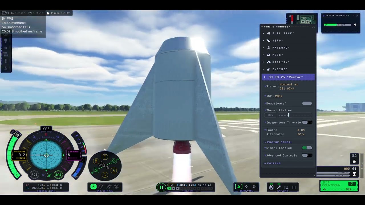 Starhopper 300M hop