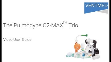 Pulmodyne O2 MAX Trio Video User Guide