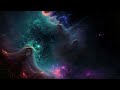 HYPERVELOCITY / SPACE TRAVEL, SPACE MUSIC, NEBULA CLOUDS, SPACE BACKGROUND, FLOATING IN SPACE