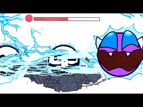 FIRE in the HOLE vs AUTO 2 | Geometry Dash 2d Animation