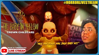 *SERAM!* KENA JAGA BABY BUCUK LAGI! ||🔴 Baby in Yellow: Crown Childcare (Malaysia) #HorrorLivestream