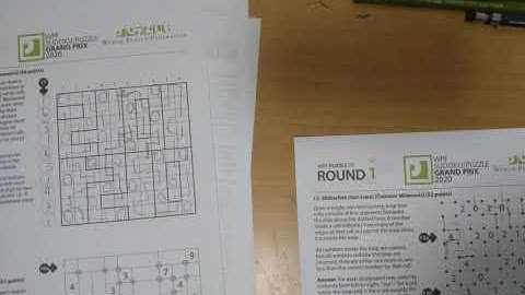 Puzzle Grand Prix 2020 Round 1