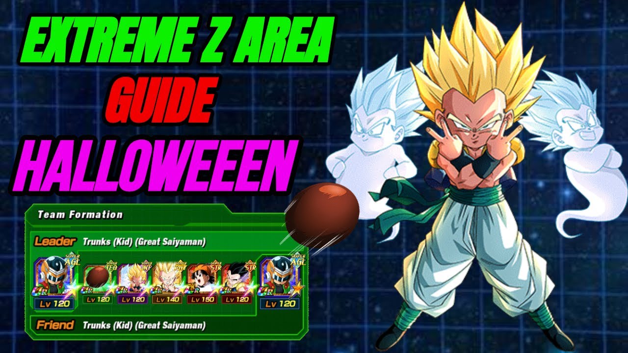 HALLOWEEN EXTREME Z AREA GUIDE ( DBZ DOKKAN BATTLE )