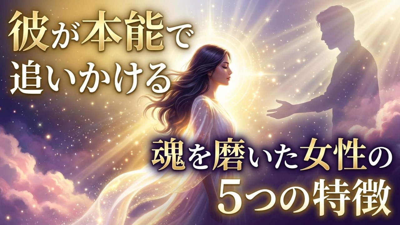 【神回】彼が本能で追いかけます。魂を磨き上げたツインレイ女性だけが放つ「5つの絶対的な特徴」とオーラの秘密
