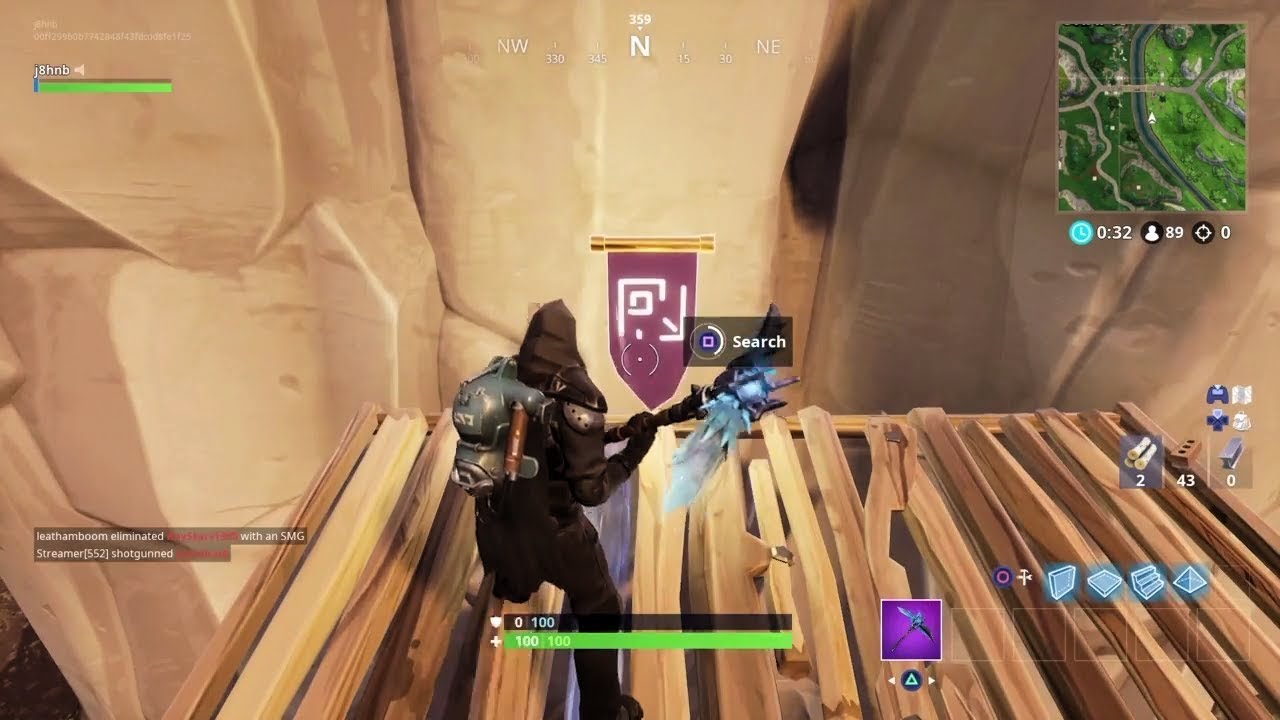 Fortnite Battle Royale - Season 5 Week 9 Road Trip Secret Banner Location