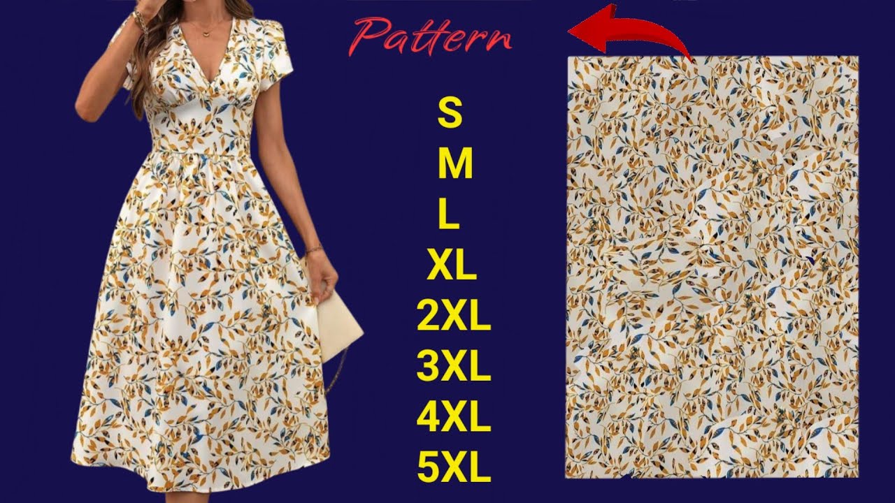⚘️ New Trends ⚘️Stylish Trendy Dress This Year's ✂️ Pattern for a Beautiful Dress 💃Cut and Sew