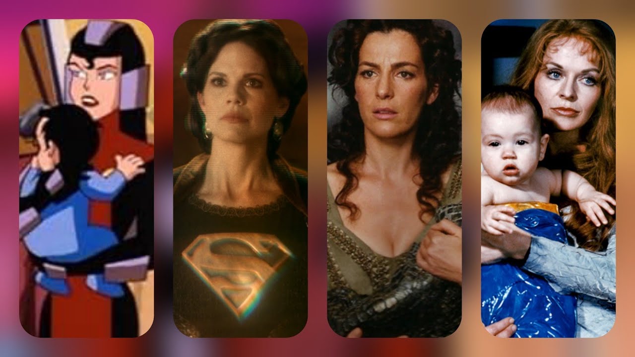 Эволюция Лары Эл (матери Супермена) в мультфильмах, фильмах и шоу (DC Comics)