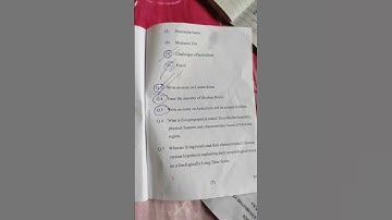 PAPER - 7 BSC PART-  3 , ZOOLOGY HONS, EXAMINATION 2024, PURNEA UNIVERSITY PURNEA.