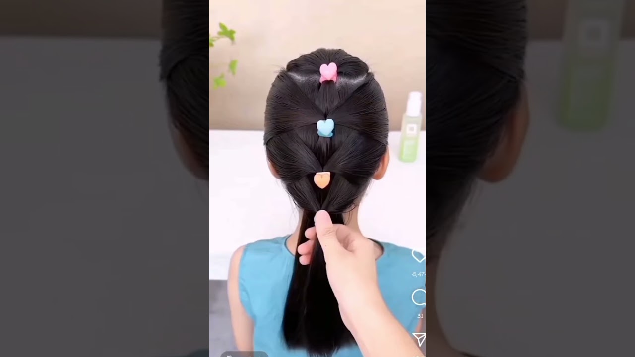 Hair style for girls 🌸