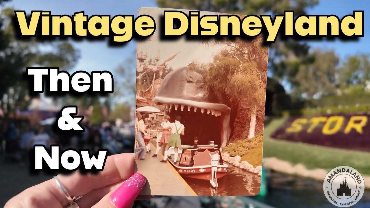 Vintage Disneyland Then and Now ~ Frontierland ~ Adventureland