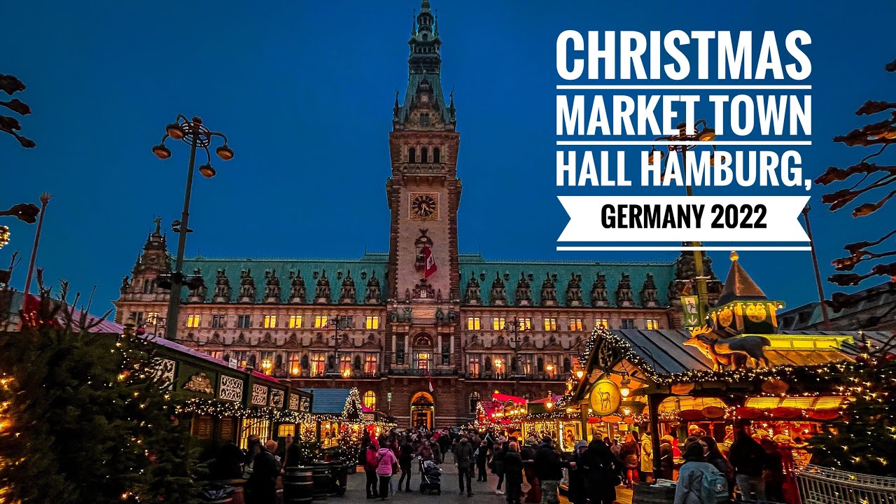Experience the Enchanting Xmas Market at Hamburg's Town Hall in