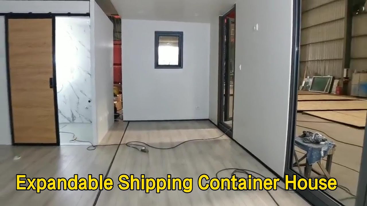 Luxury Expandable Shipping Container House 20 HC Prefabricated Reusable