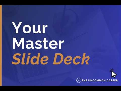 2: Master Slide Deck