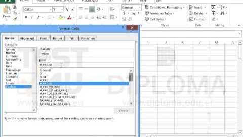 Format the cell range A1:A100 to display numbers with two decimal spaces and a thousand...