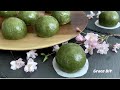 艾草青团/简单四步骤/零失败体验舌尖上的春天/肉松/咸蛋黄/美乃滋/how to make Chinese sweet rice green balls