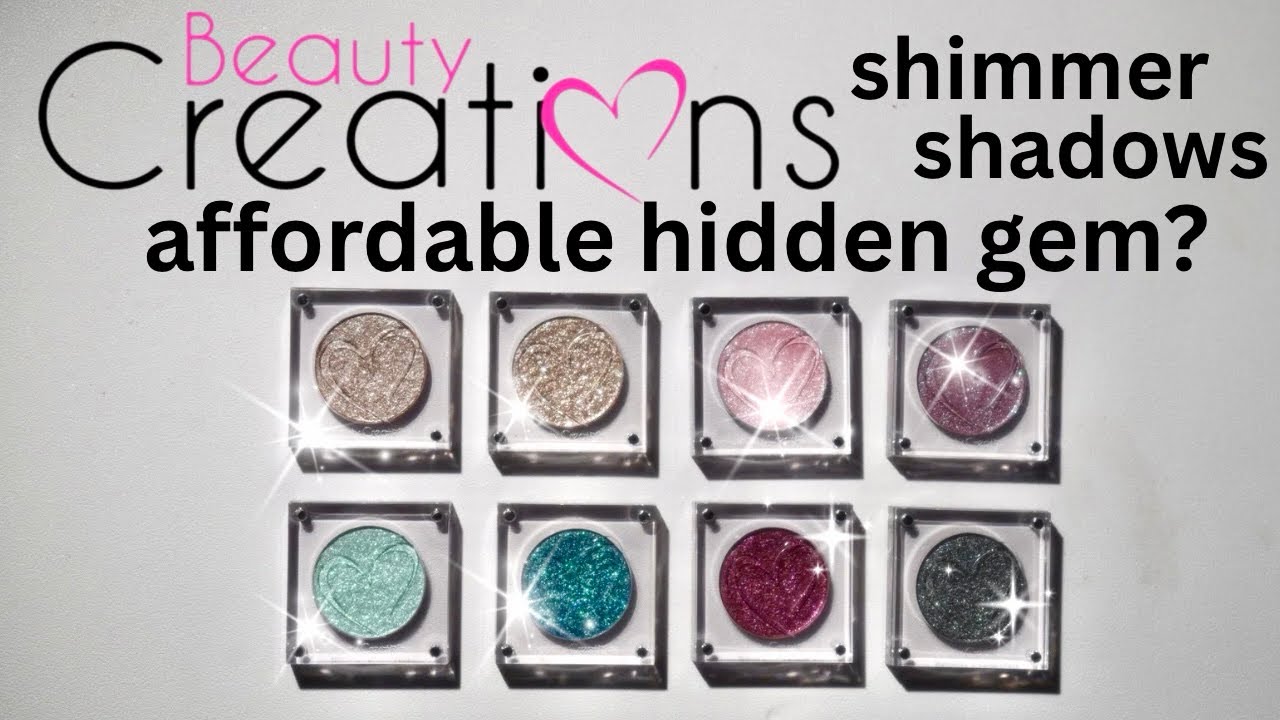 The BEST affordable sparkly eyeshadows (truly)!: new Beauty Creations Riding Solo shadows
