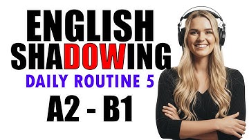 Daily Routine 5: SHADOWING Sentences for Shopping & Money (A2-B1)