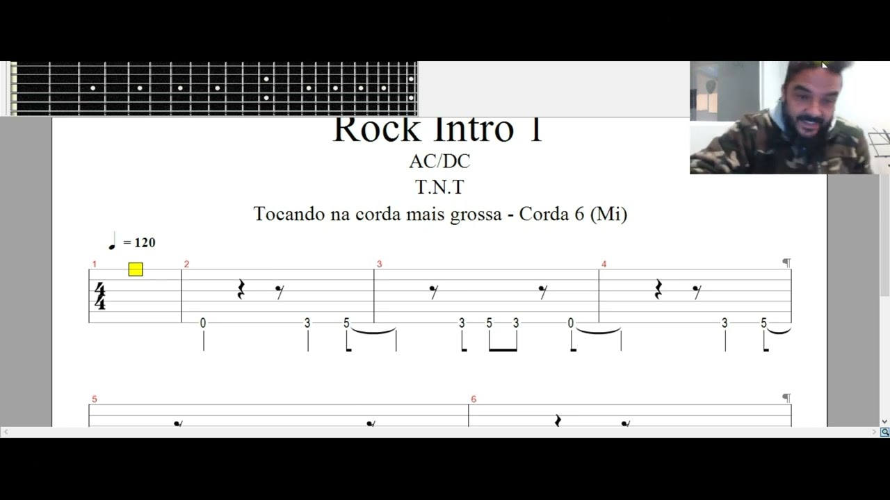 ROCK INTRO  - A Tablatura