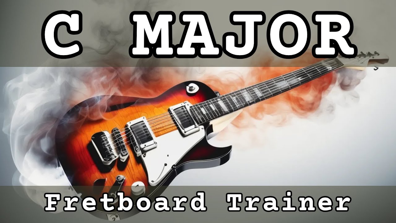 Slow Guitar Backing Track | C Major | Fretboard Trainer - YouTube