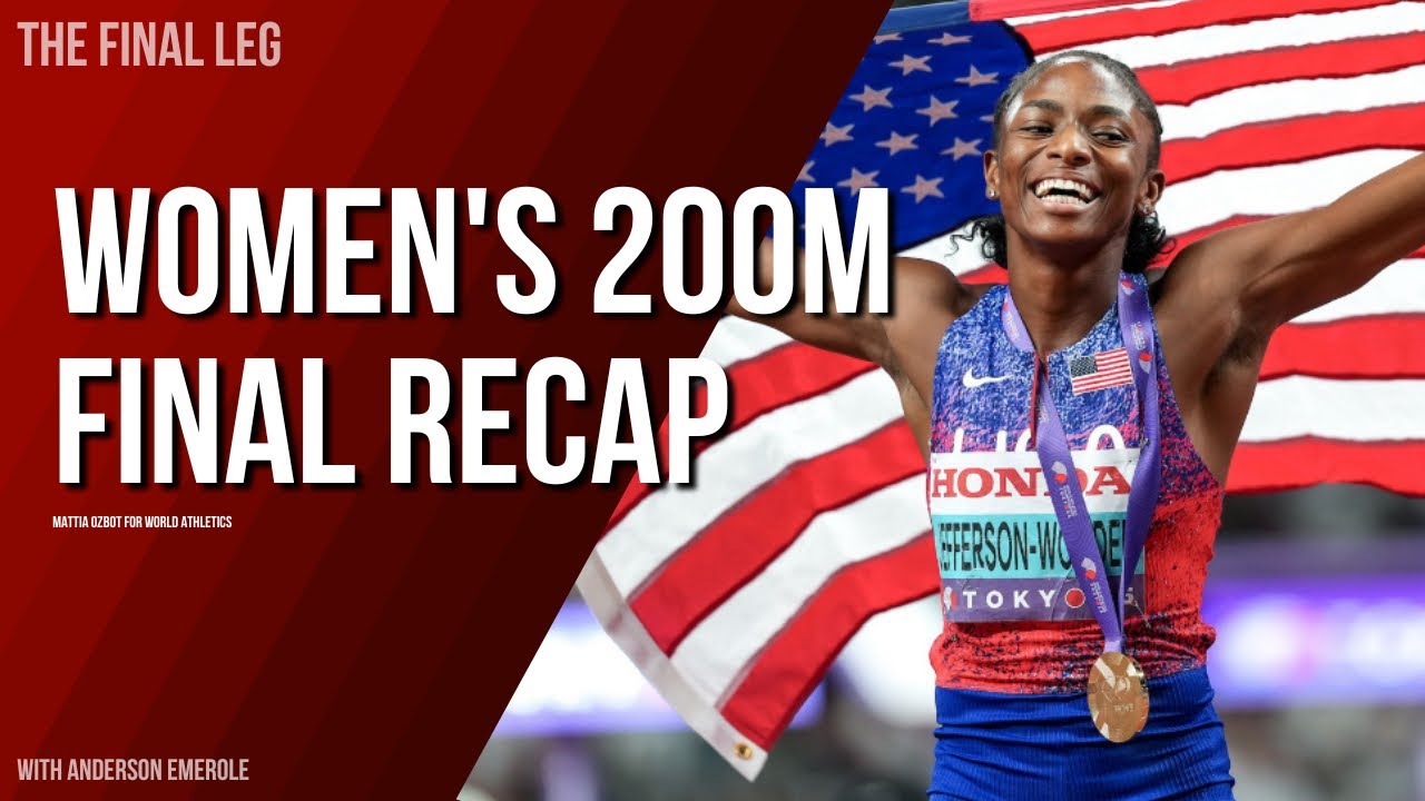 Мелисса Джефферсон-Вуден забегает на 200 метров вперёд Эми Хант и Шерики Джексон | Реакция на дис...