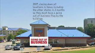 IHOP closing all locations in texas including the other states going out of business flag by now