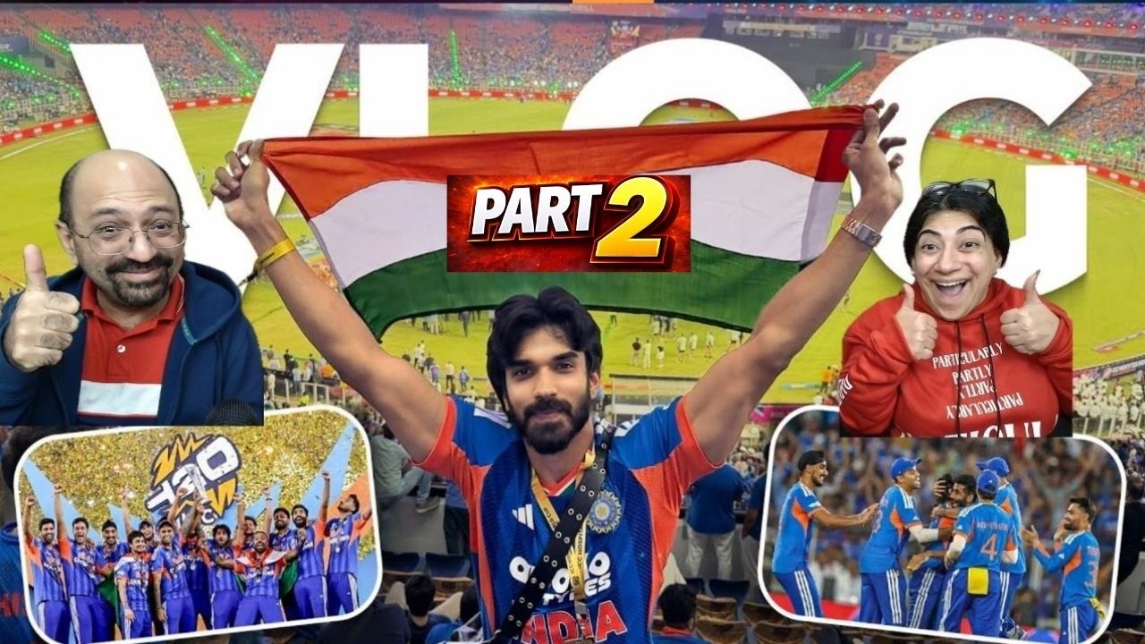 INDIA WON THE T20 WORLD CUP🇮🇳 : IND VS NZ - VLOG 😍