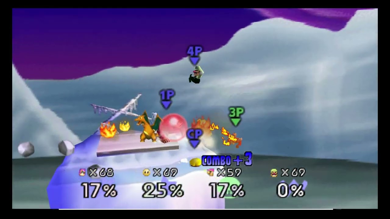Smash Remix 1.1.1  - The world's smallest blastzone! PokeFight Easy STAR KOS