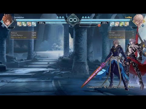 Granblue Fantasy Versus: Rising Sandalphon combo