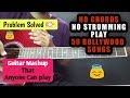 No Chords No strumming Play 50 Bollywood Hit Songs Guitar Mashup Lesson- Anyone Can Play these songs