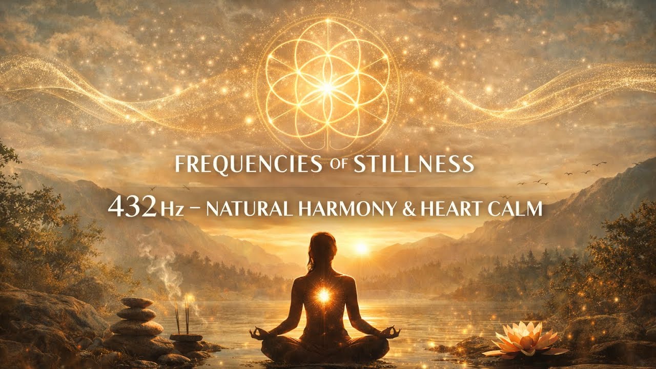 432 Hz Natural Frequency for Inner Harmony, Heart Calm & Yoga Flow Meditation
