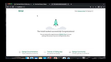 Instalación python+django y crear la primera aplicación web