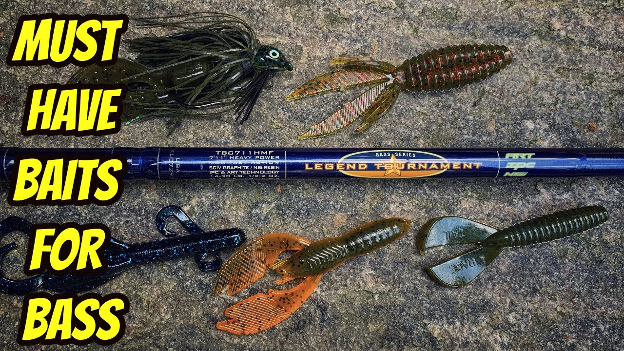 My MUST HAVE Baits for Largemouth Bass! YouTube