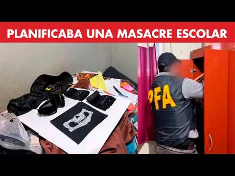 A QUILMES STUDENT PLANNED A SCHOOL MASSACRE WITH AI AND THE FBI DETECTED HIM