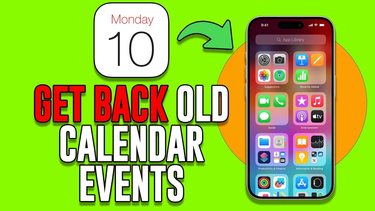 How to get back your old calendar even on your iphone 15 Simple Process