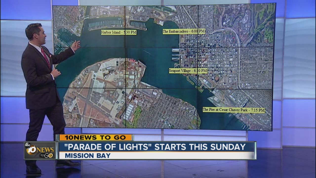 Best places to watch the San Diego Bay Parade of Lights