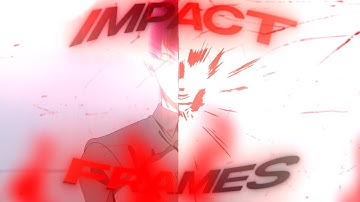 How to make IMPACT FRAMES in AFTER EFFECTS with only 3 EFFECTS (AMV Tutorial)