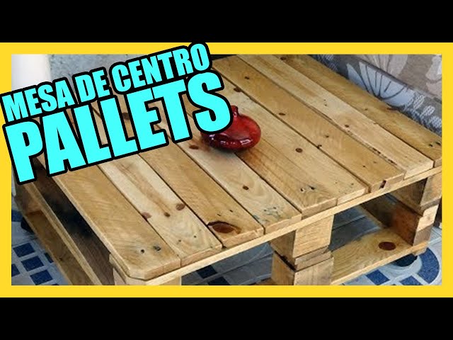 Construye tu mesa de centro elevable con palet. Paso a paso y muy sencillo