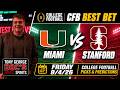 Free Football Pick Miami Hurricanes vs Stanford Cardinal Prediction, 9/4/2026 College Football