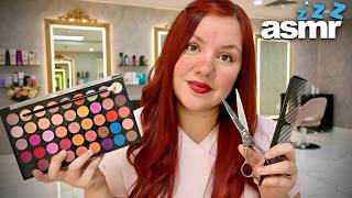 ASMR Full Beauty Salon Experience: Hair & Makeup for Sleep | Spanish Roleplay screenshot 3
