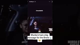 Murda B With A Disrespectful Message For The Whole Bronx 🗽😳