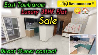 3Bhk Flat Near Bharath University East Tambaram Ready To Move Direct Sale