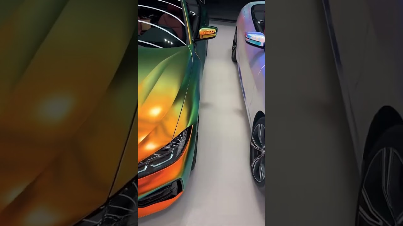 CAXVINYL Factory Direct Rainbow Chrome Green Matte Car Wrap Vinyl