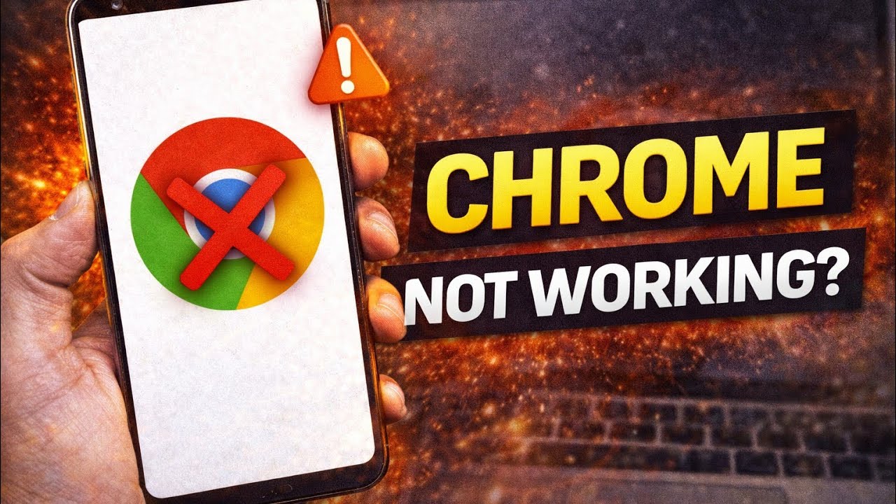 Chrome Not Working? Fix Internet Error Now!