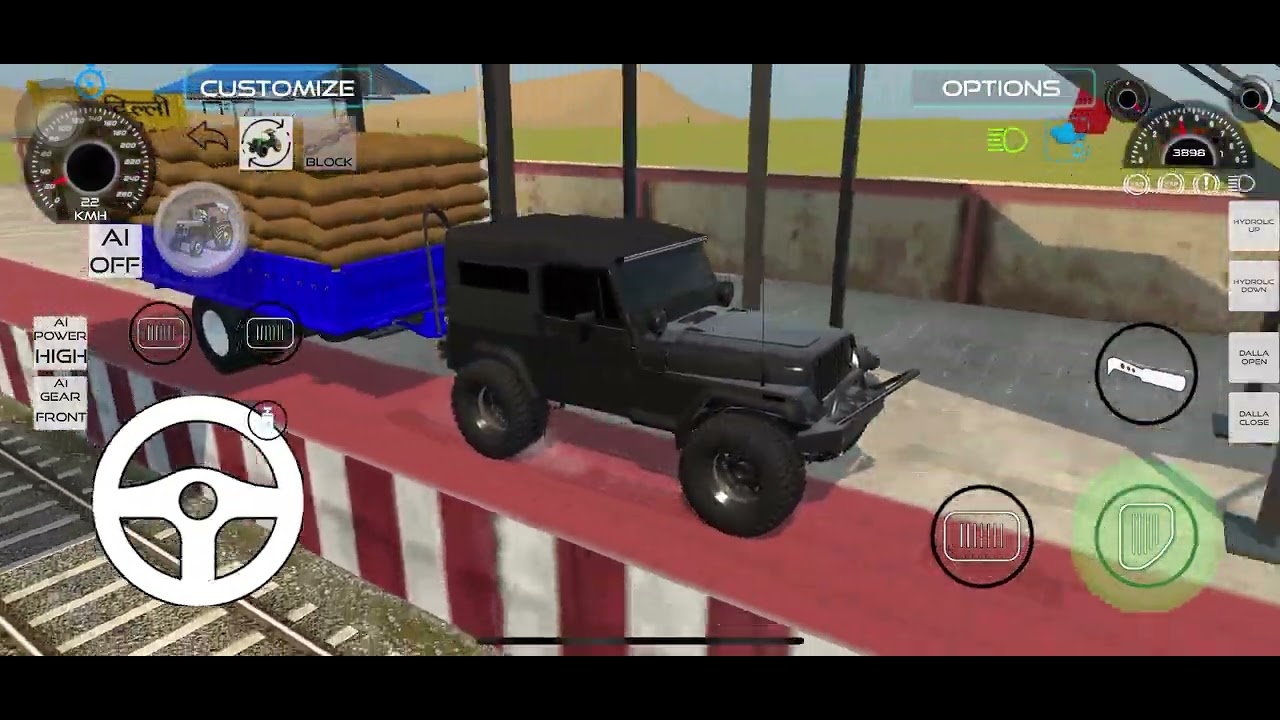 Black car 🚘 stunt 