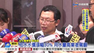 水電都出狀況! 自來水擬明年漲水費│中視新聞 20170810