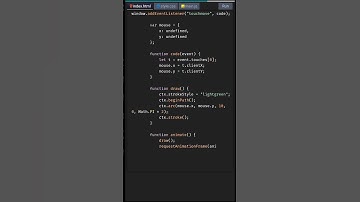 Create Painting App With HTML Canvas | HTML5 Canvas Tutorial #shorts #coding #JavaScript