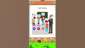 Braindom 2 Riddles Level 95 Find the bully - Gameplay Solution Walkthrough