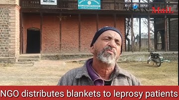 NGO distributes blankets to leprosy patients